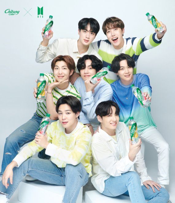 Korea beverage company Chosen as a model for 'BTS'