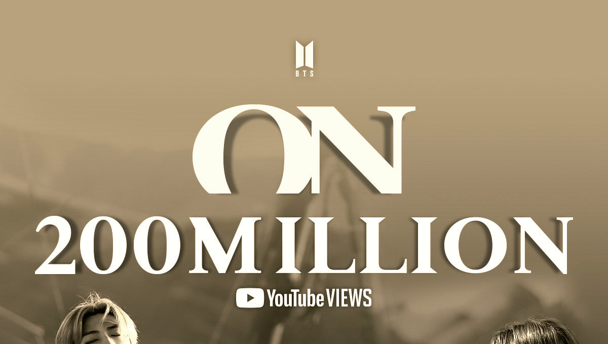 BTS (BTS) Second music video 'On' has reached 200 million views on YouTube.17th career