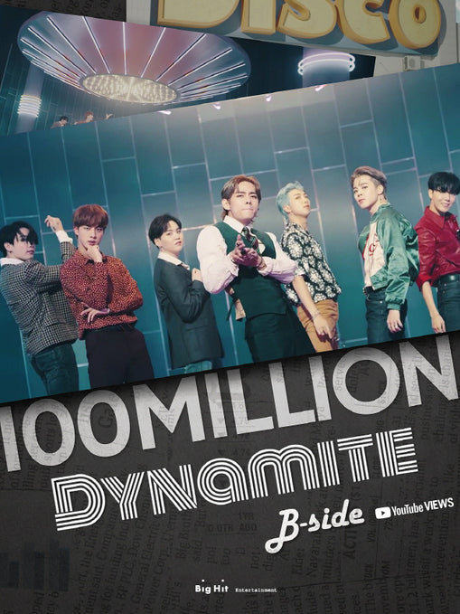 "28th total" BTS 'Dynamite' B-side MV 100 million views