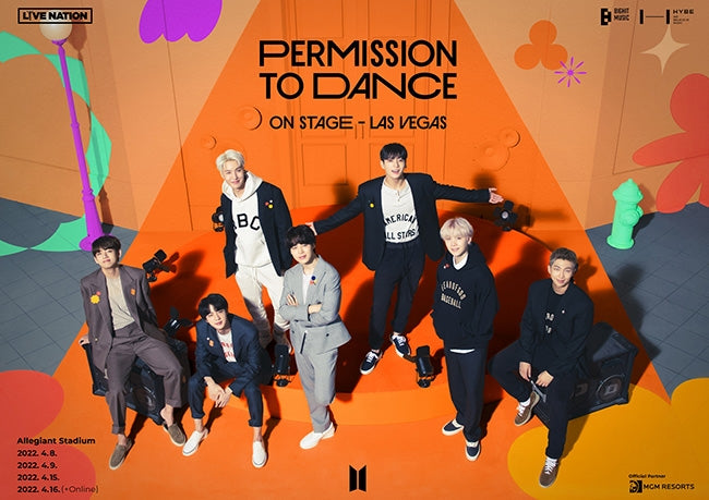 BTS PERMISSION TO DANCE ON STAGE LAS VEGAS