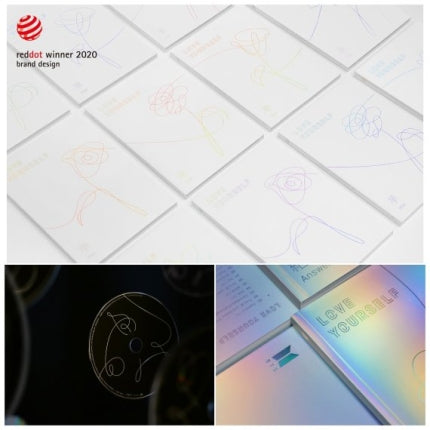 BTS Album Winning the "2020 Red Dot Design Award"