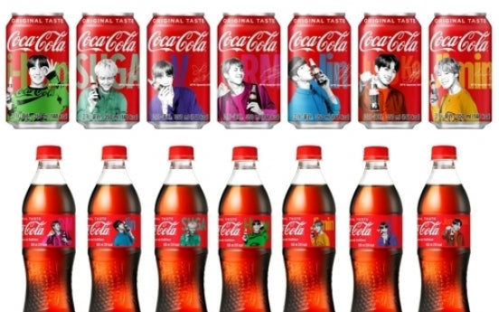 BTS on Coca-Cola cans