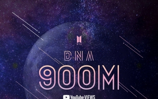 BTS' 'DNA' music video tops 900m YouTube views