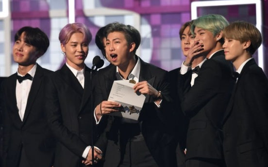 BTS makes historic Grammys debut