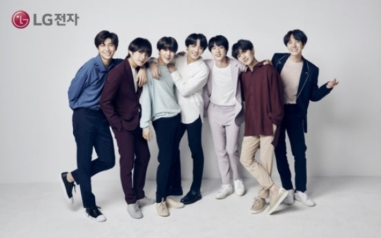 BTS becomes new models for LG Electronics' smartphones